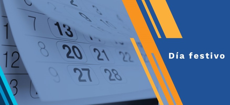 El Consulado de Colombia en Oranjestad informa que no tendrá atención al público el 7 de agosto de 2025